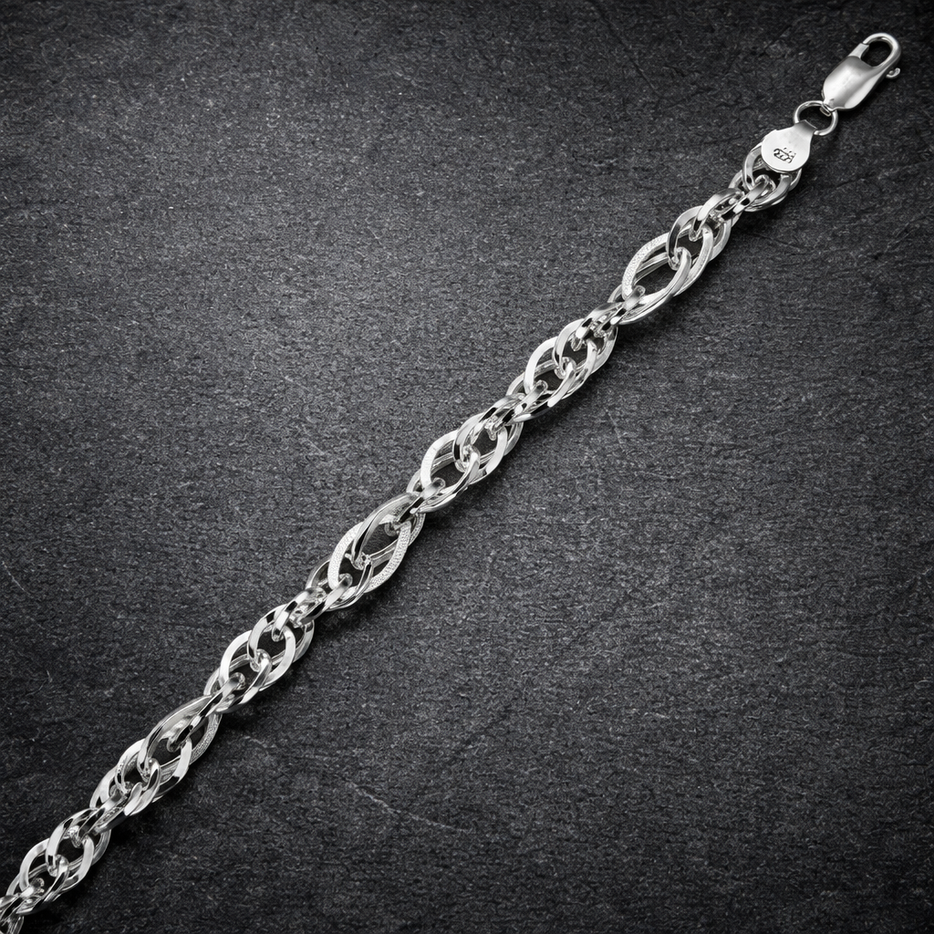 Bulky Interwined Rope Chain