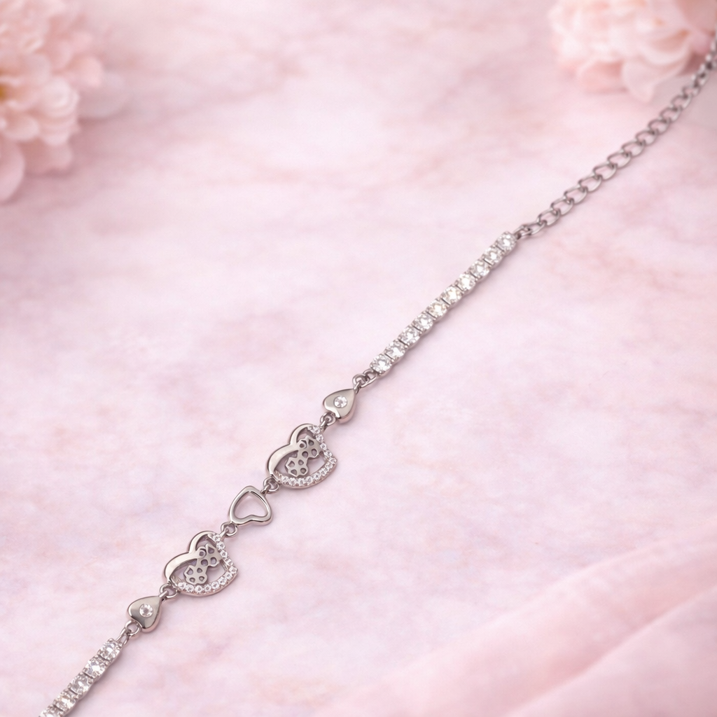 Heart in Heart Bracelet