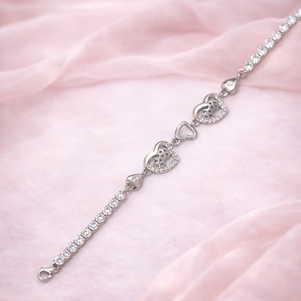 Heart in Heart Bracelet