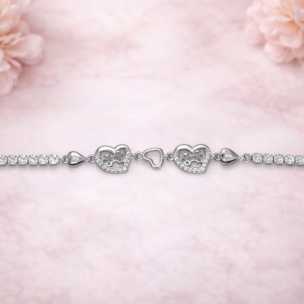 Heart in Heart Bracelet