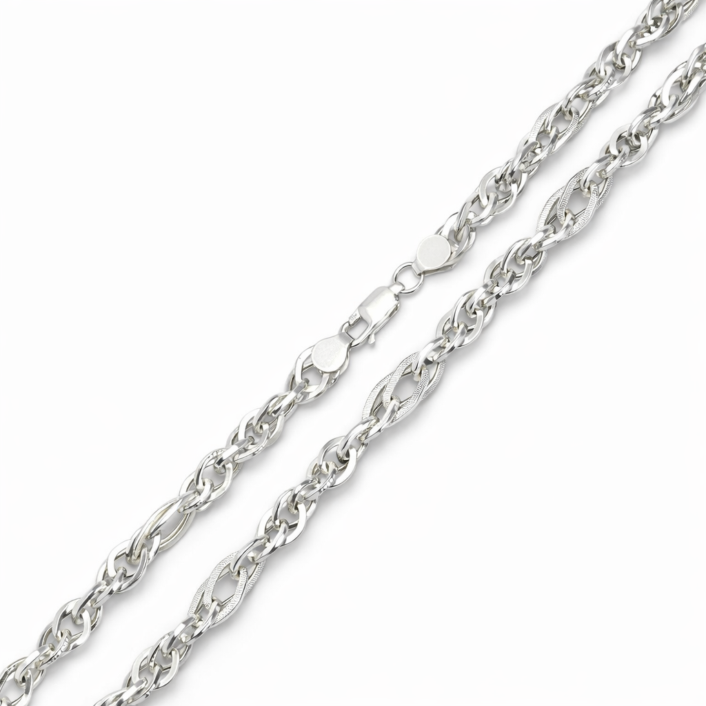 Bulky Interwined Rope Chain