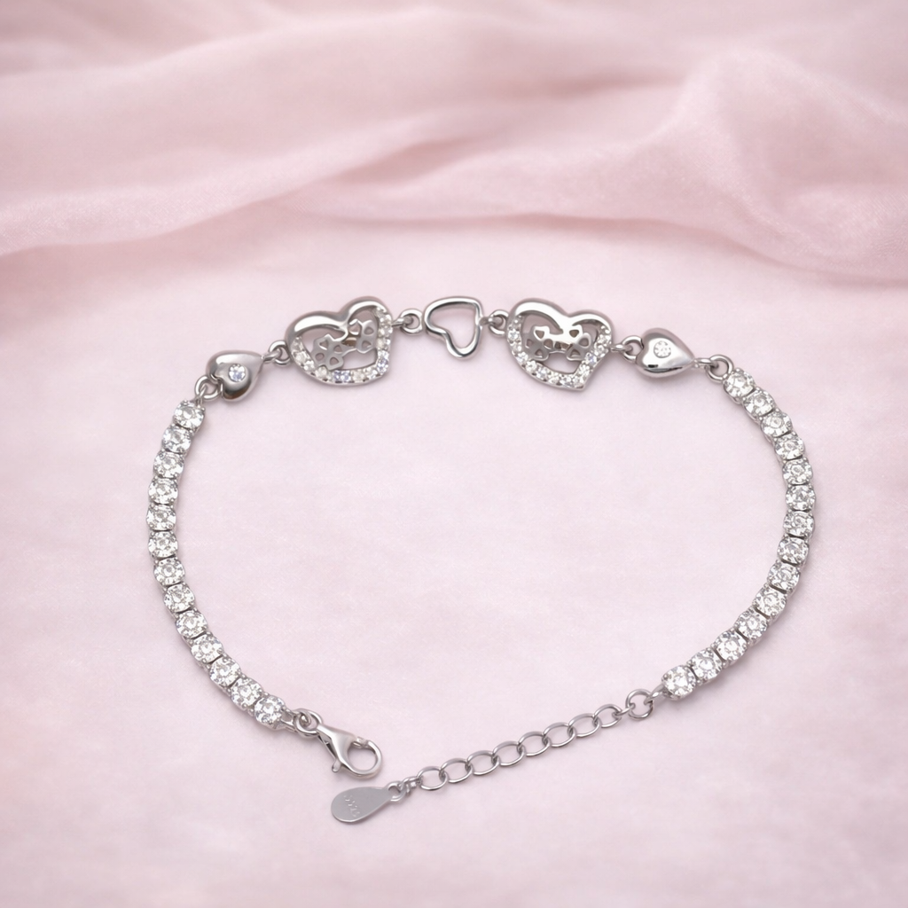 Heart in Heart Bracelet