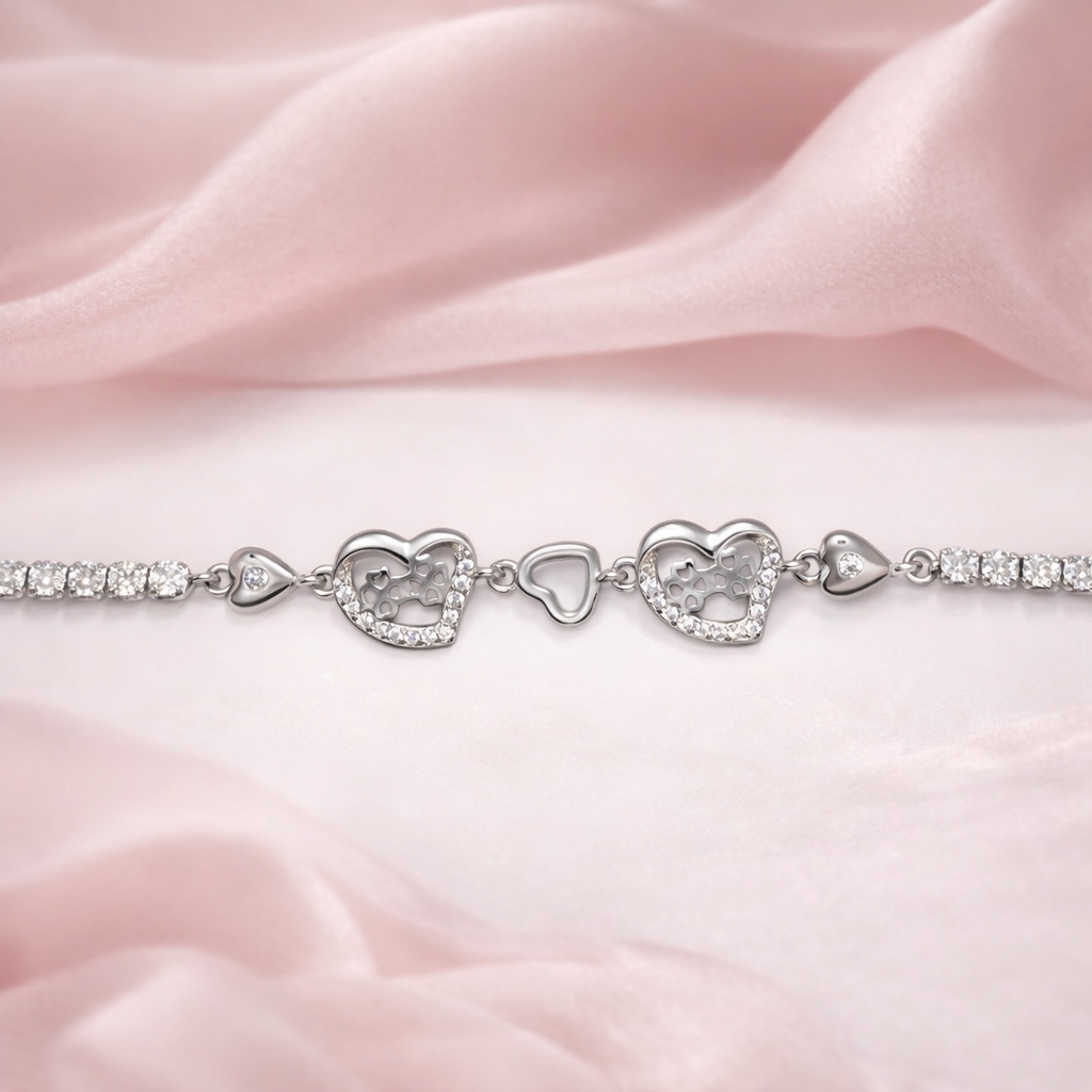 Heart in Heart Bracelet