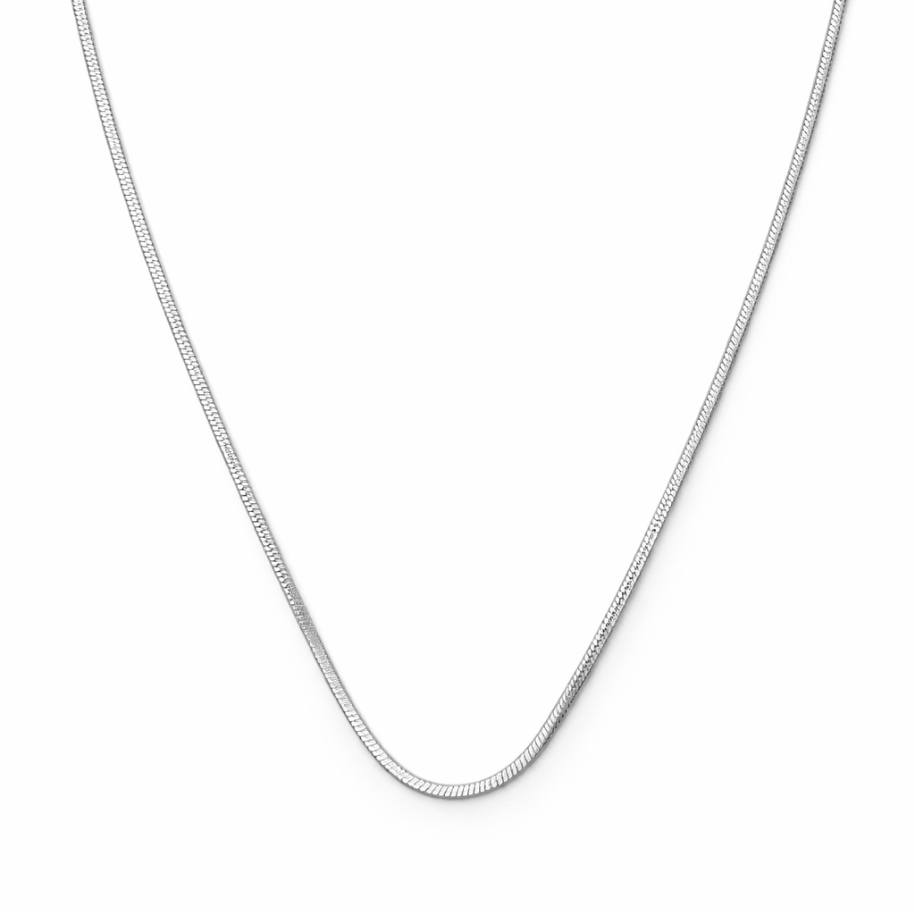 Men's Silver Snake Chain Necklace