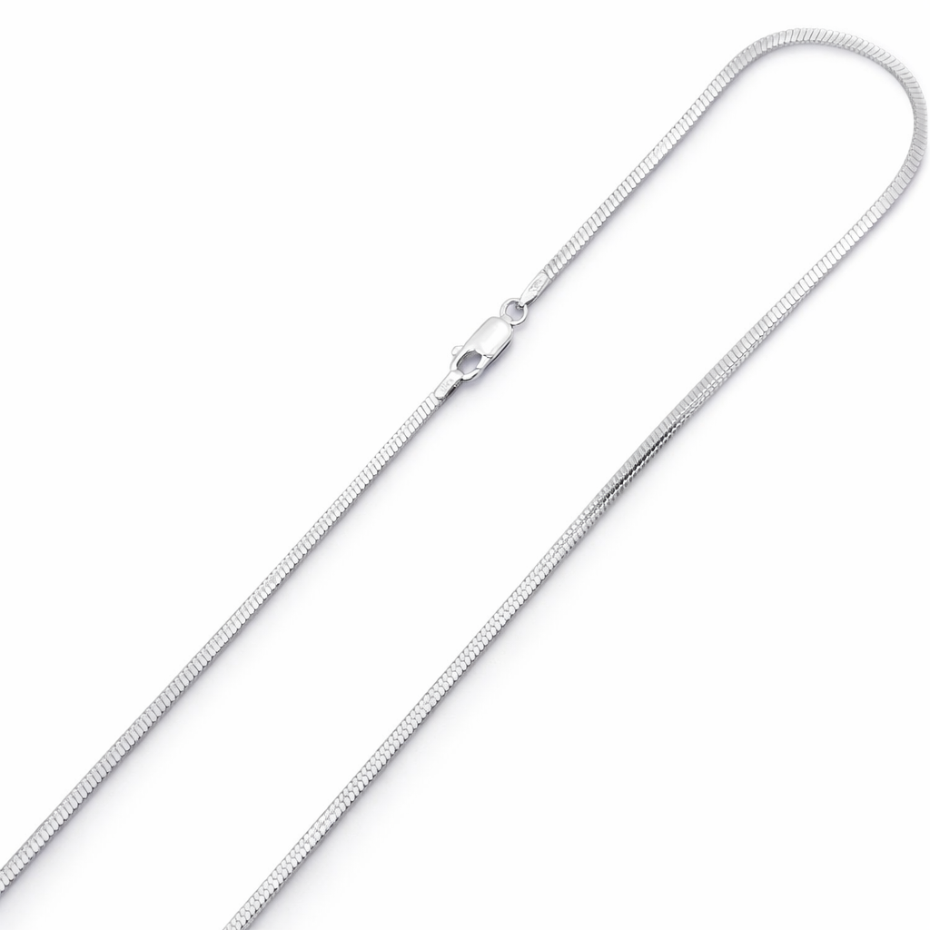Men's Silver Snake Chain Necklace