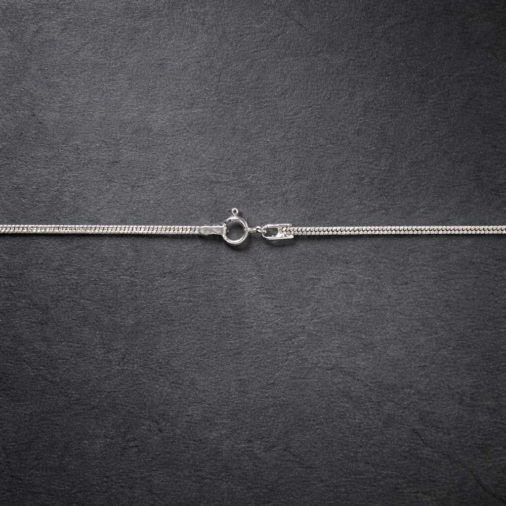 Men's Silver Snake Chain Necklace