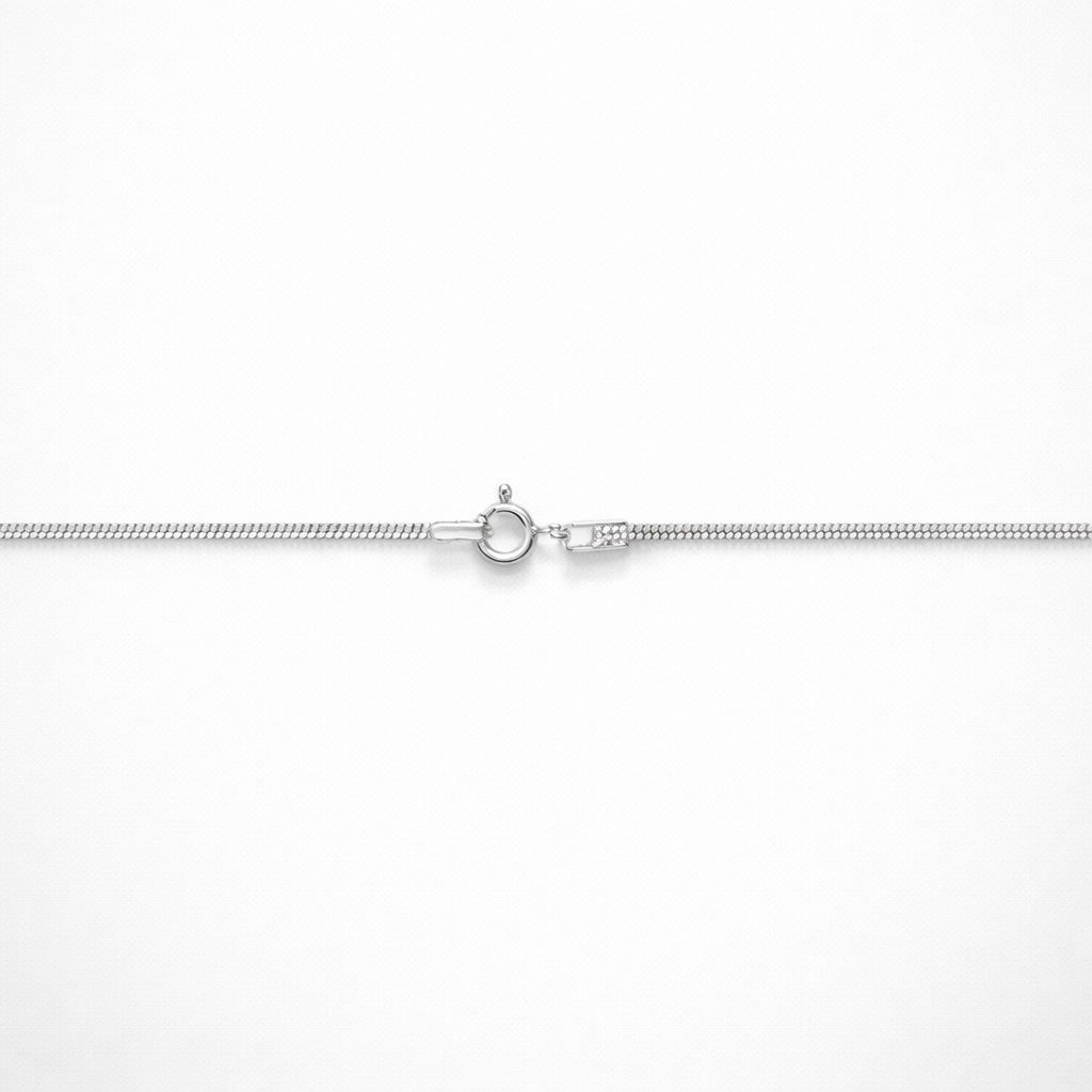 Men's Silver Snake Chain Necklace
