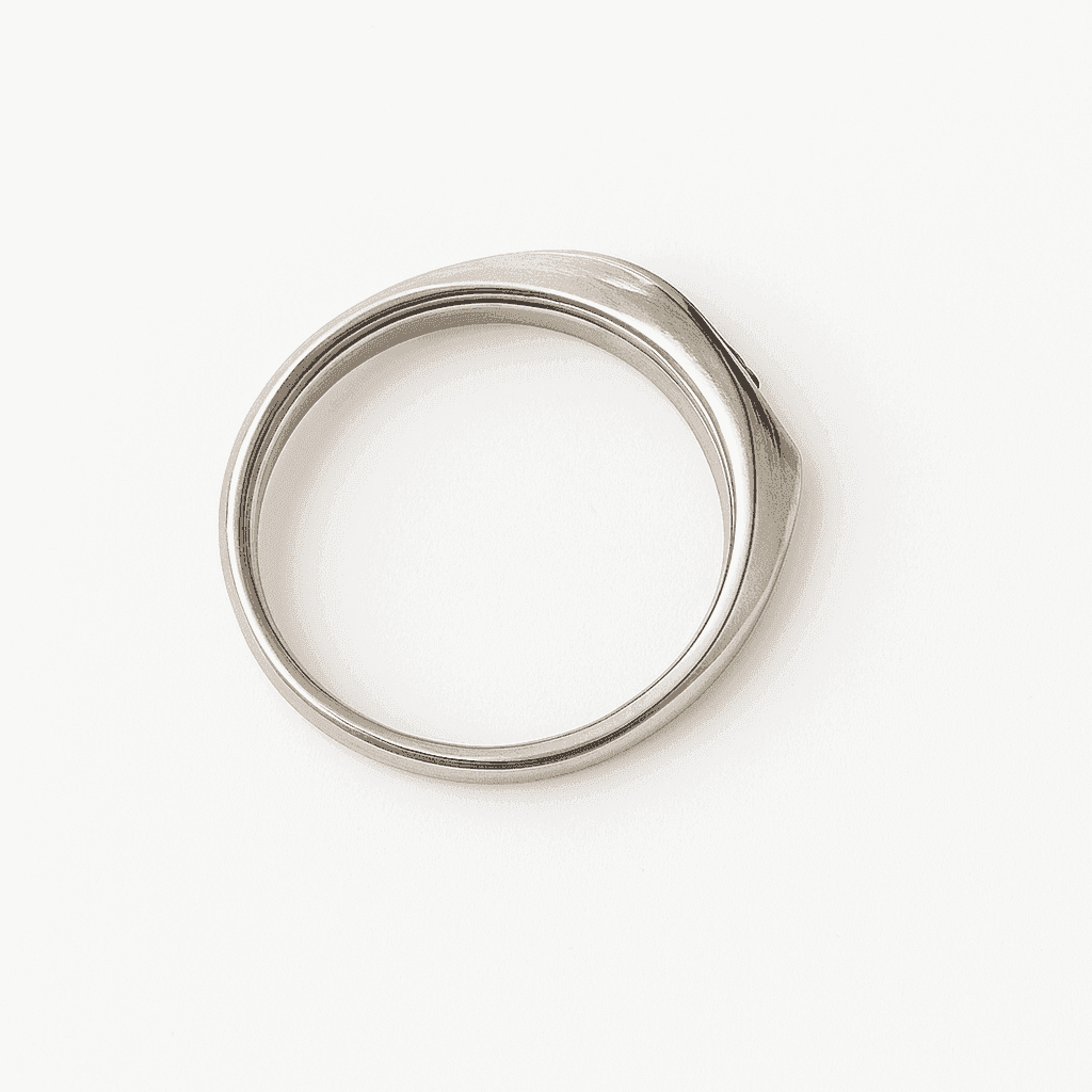 The 925 Sterling Silver Balance Ring - Celestora - India - Calmness / 10 - men - Ring