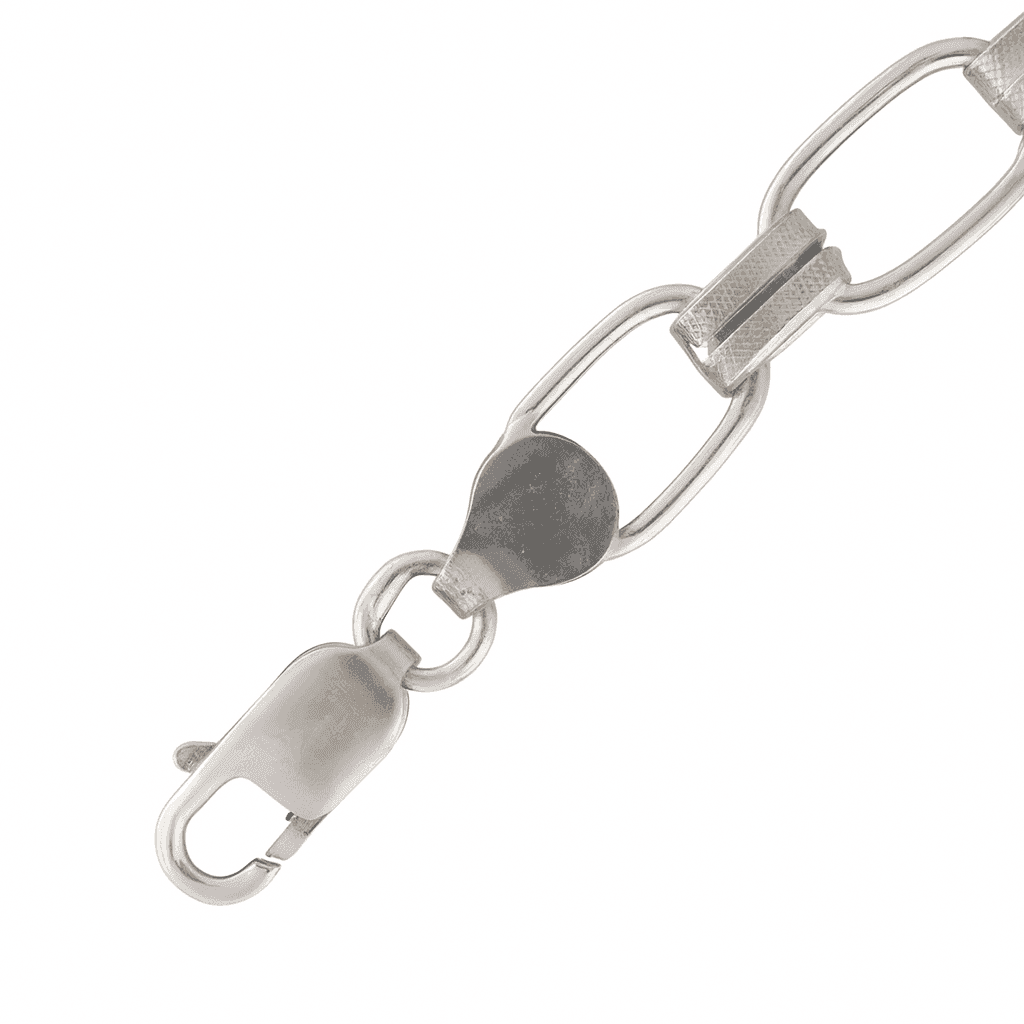 The 925 Sterling Silver Paperclip Link Bracelet - Celestora - India - Basic - - Bracelet for Men, Boys, Gift for Men, Brother, Boyfriend, Husband