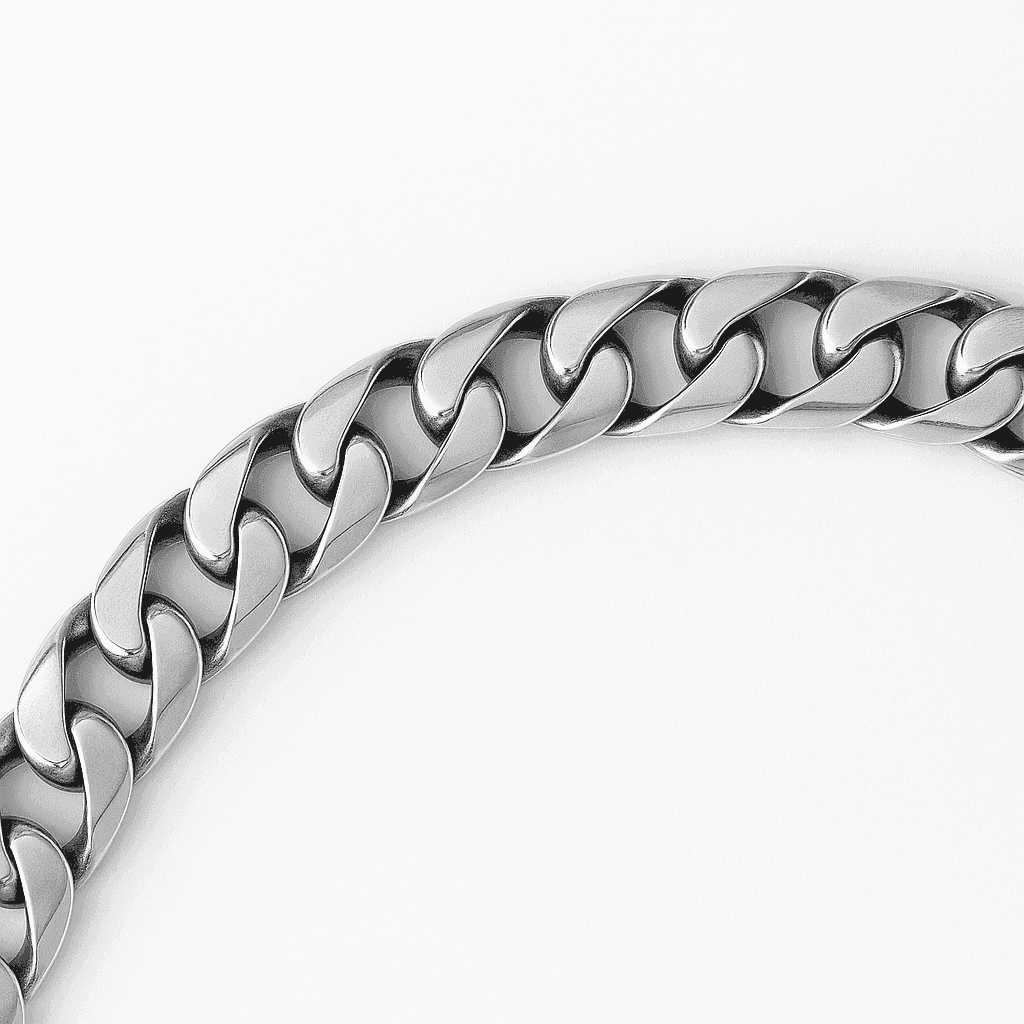 The 925 Sterling Silver Italian Cuban Bracelet (Miami Style Flat Cuban) - Celestora - India - 5 mm - - Bracelet for Men, Boys, Gift for Men, Brother, Boyfriend, Husband