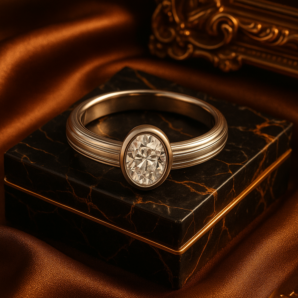 The 925 Sterling Silver Ice Circle Ring