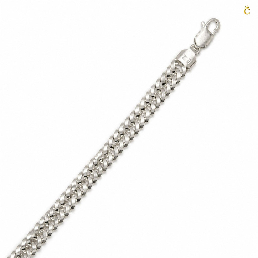 Classic Silver Cuban Curb Bracelet
