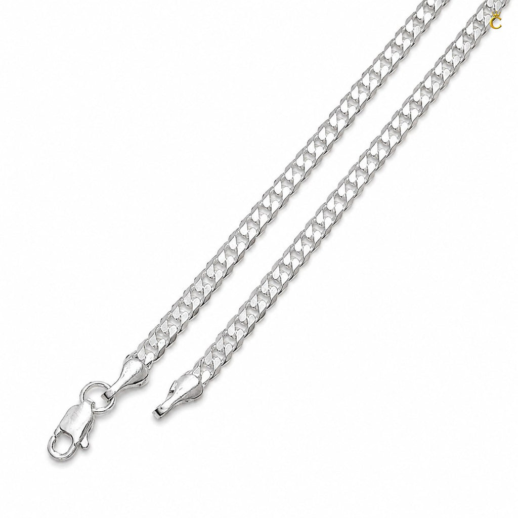 Silver Classic Everyday Curb chain 22 inches