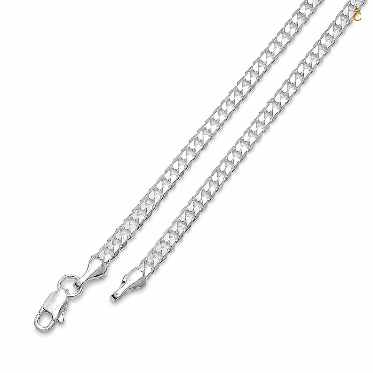 Silver Classic Everyday Curb chain 22 inches