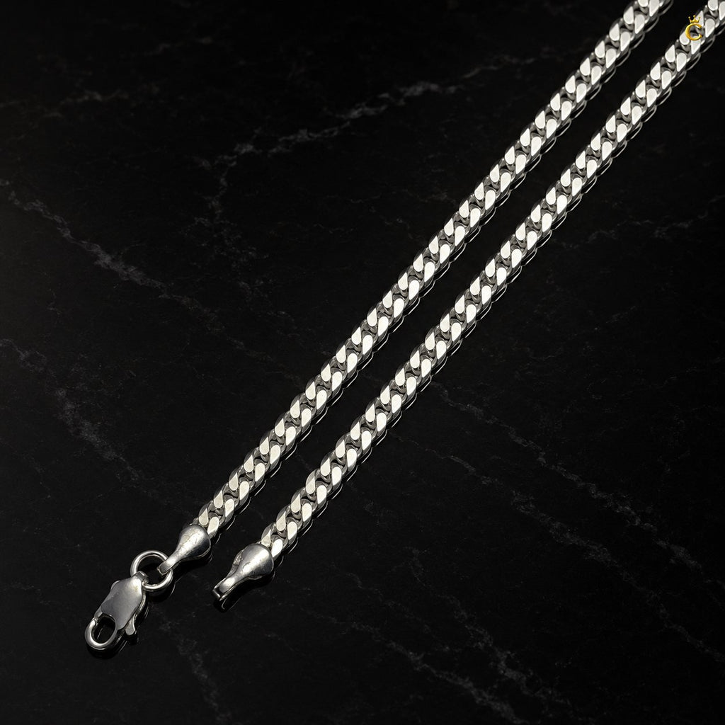 Silver Classic Everyday Curb chain 22 inches