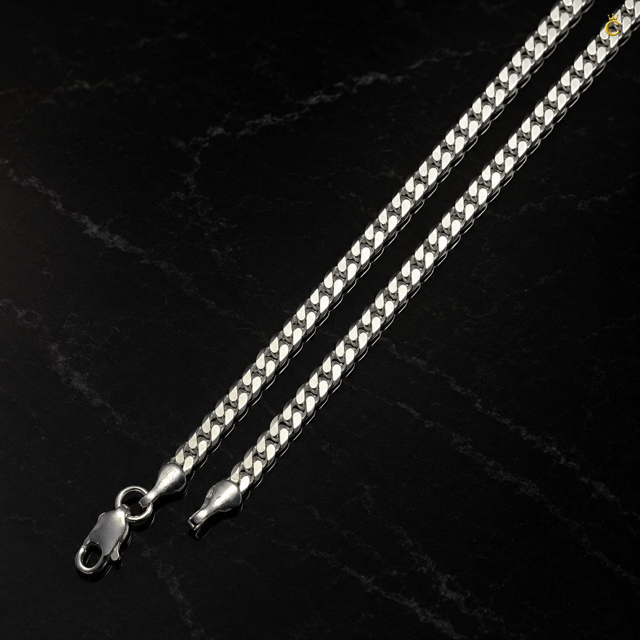 Silver Classic Everyday Curb chain 22 inches