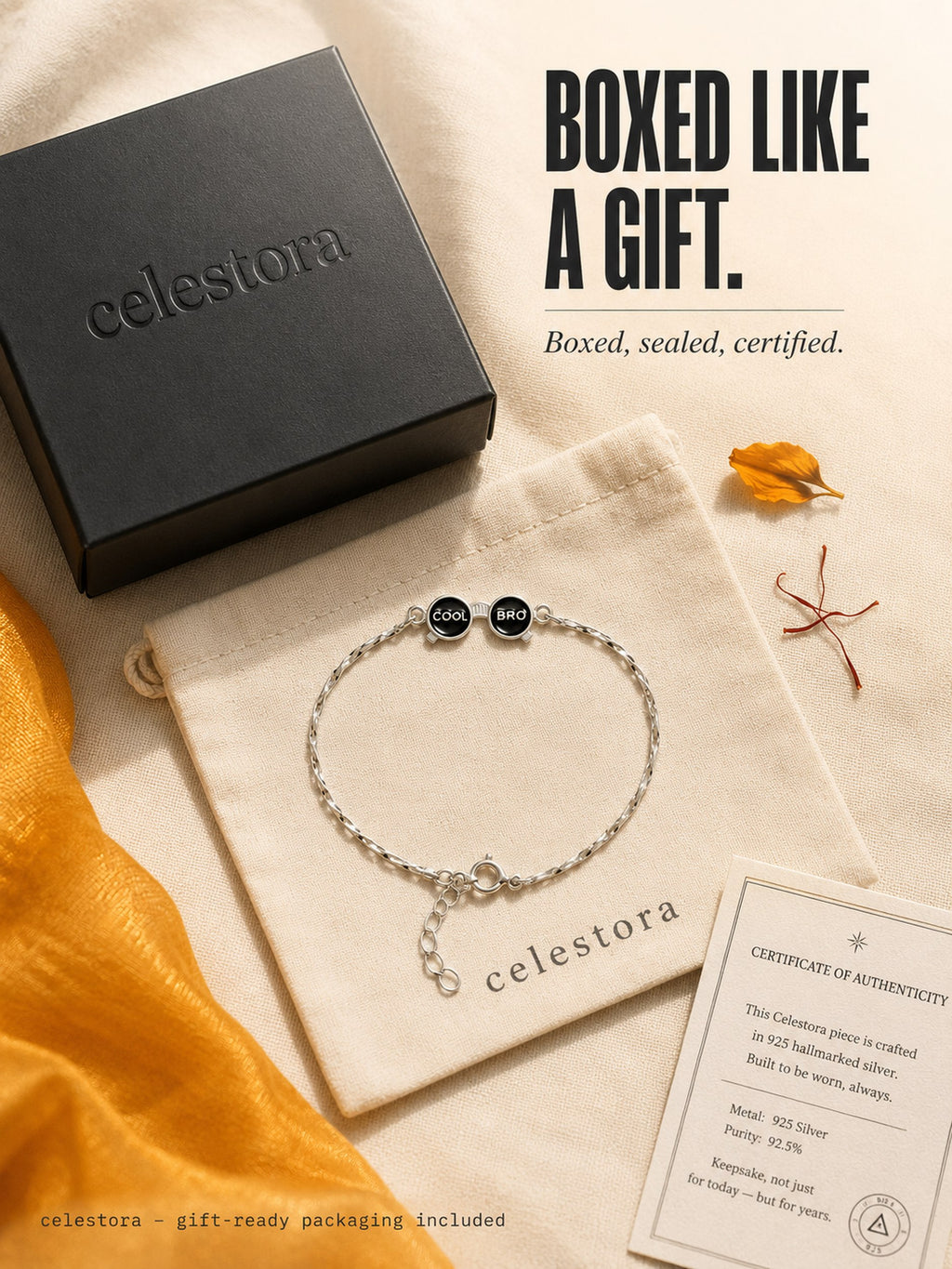 Cool-Bro Figaro Chain Rakshabandhan Rakhi
