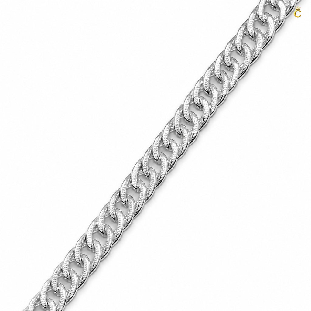 Premium Silver Cuban Link Bracelet for Men