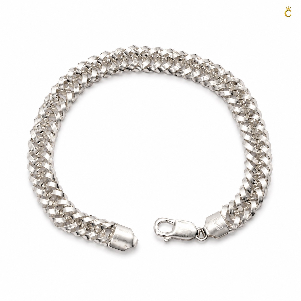 Classic Silver Cuban Curb Bracelet