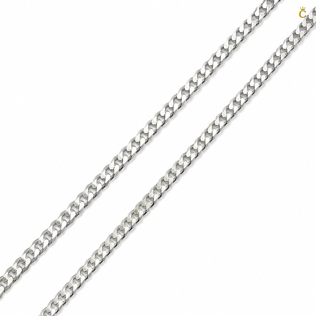 Silver Classic Everyday Curb chain 22 inches