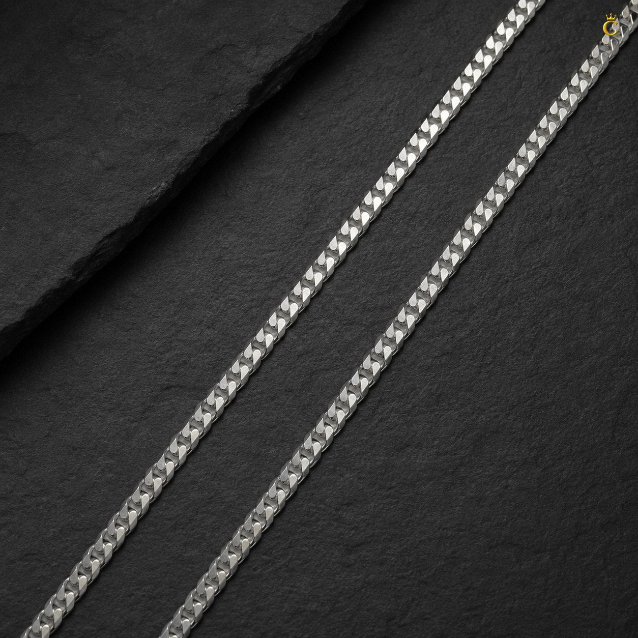 Silver Classic Everyday Curb chain 22 inches