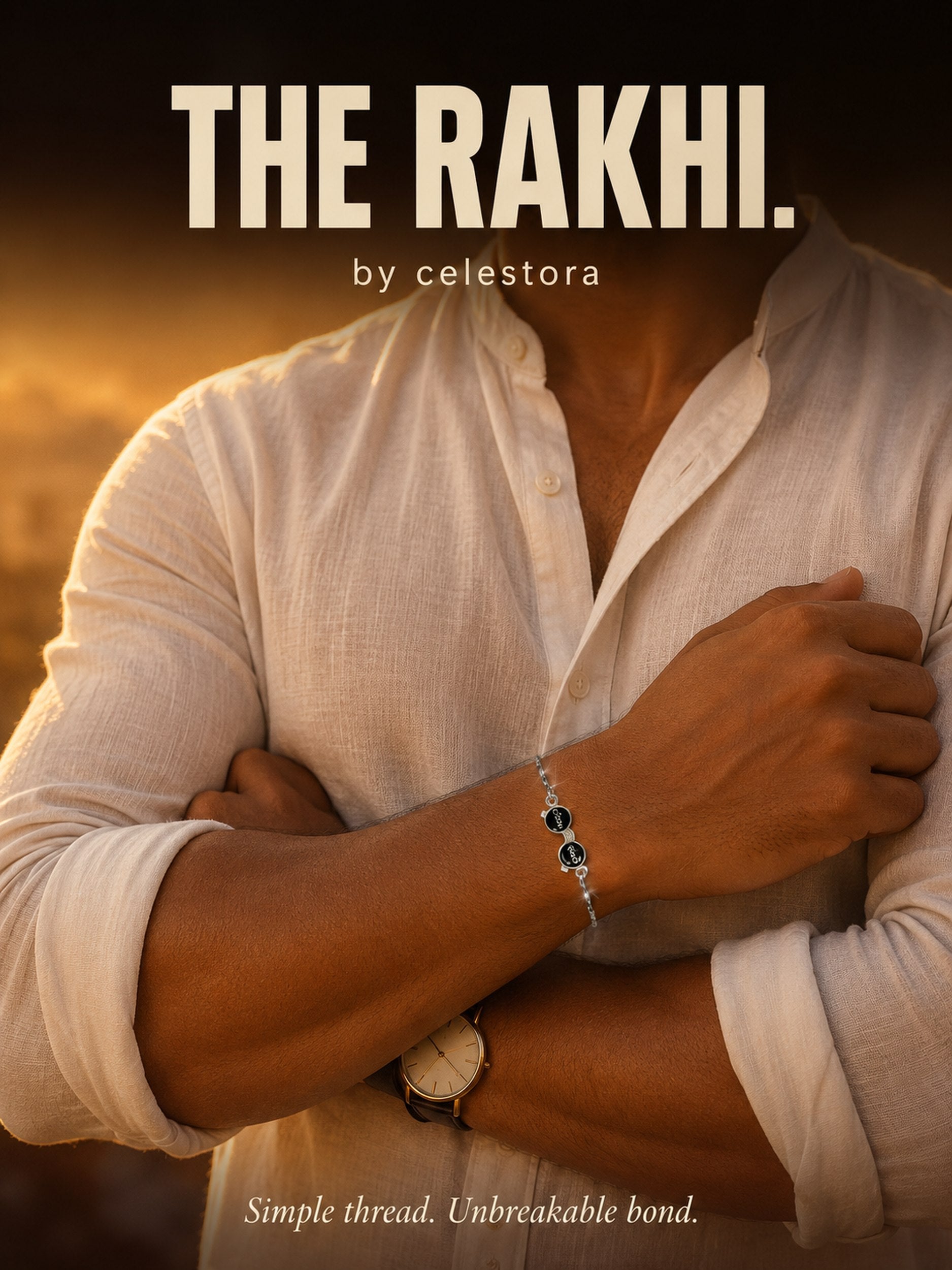 Cool-Bro Figaro Chain Rakshabandhan Rakhi