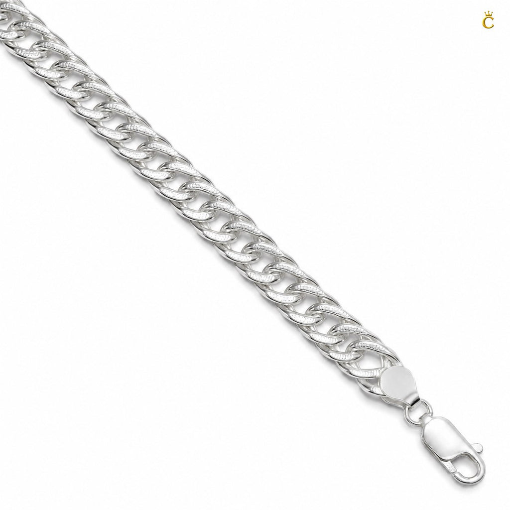 Premium Silver Cuban Link Bracelet for Men