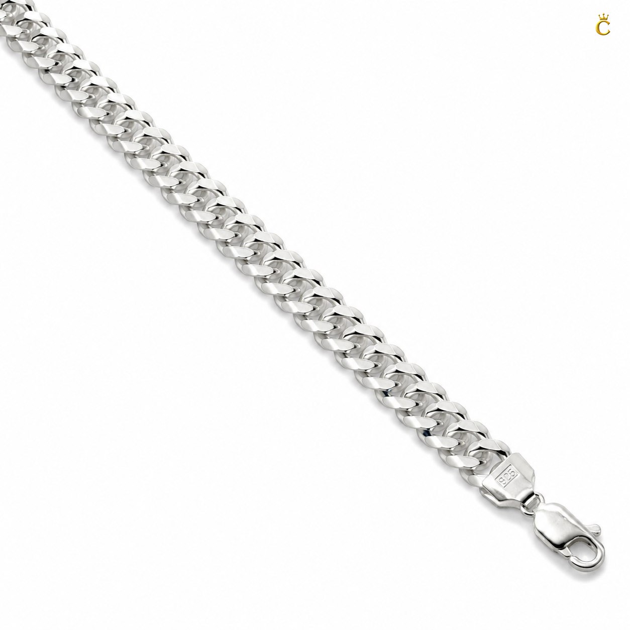 Classic Silver Cuban Curb Bracelet