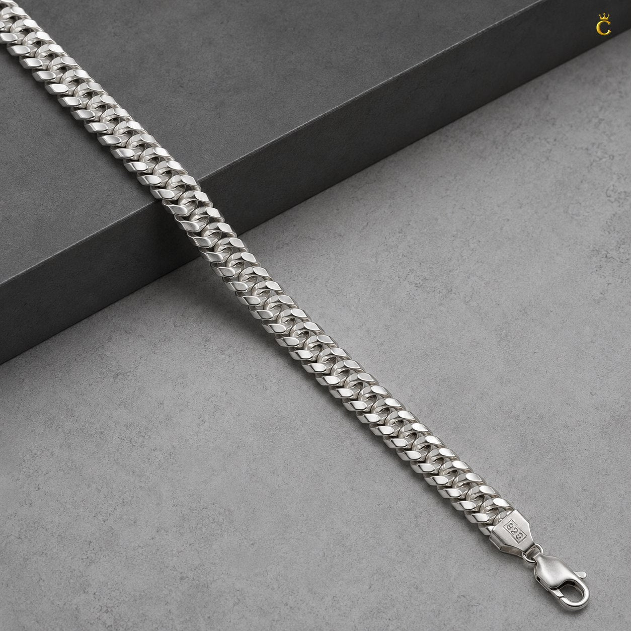 Classic Silver Cuban Curb Bracelet