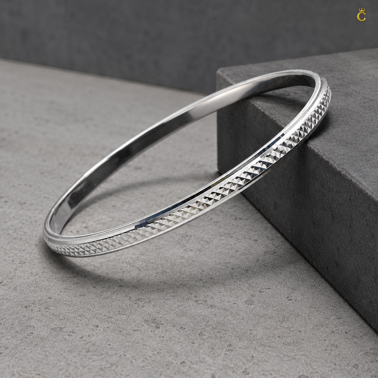 Diamond Cut Kada for Men