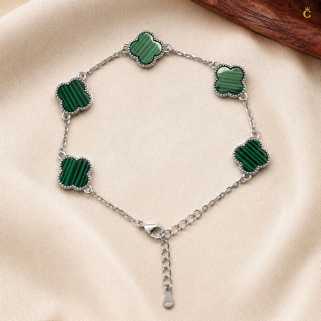 Celestora Emerald Ever-green Van cliff Bracelet
