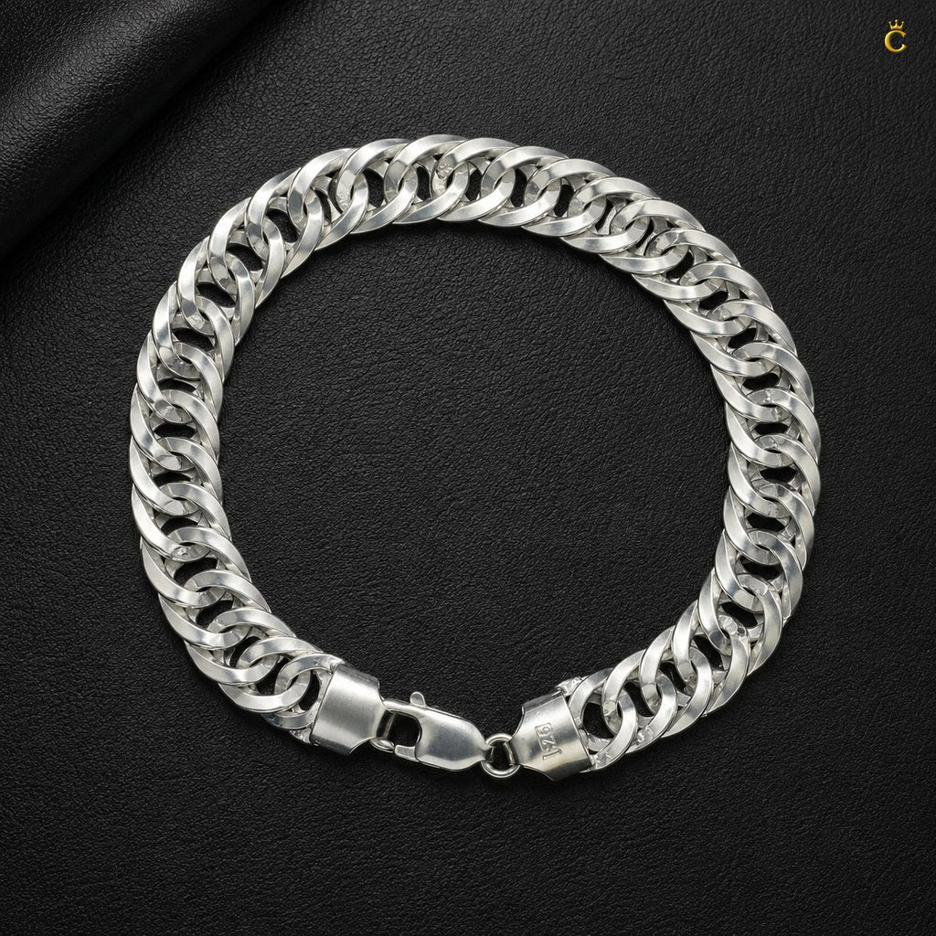 Men's Silver Miami Cuban Link Bracelet
