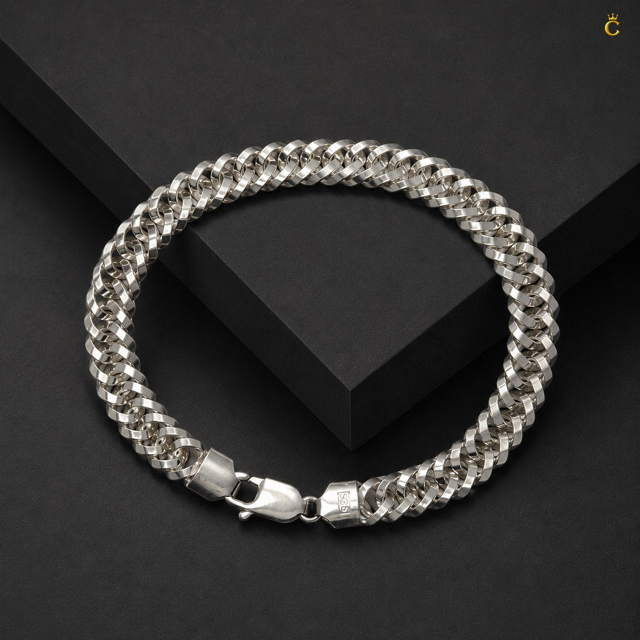 Classic Silver Cuban Curb Bracelet