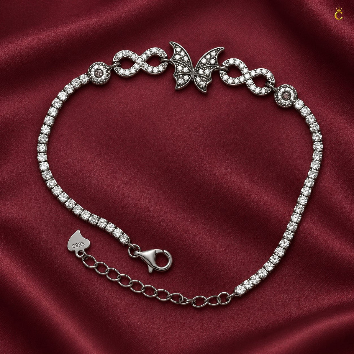 Butterfly bliss Silver bracelet