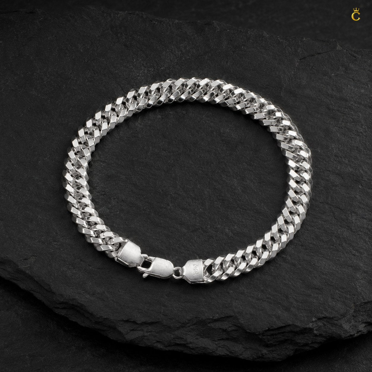 Classic Silver Cuban Curb Bracelet