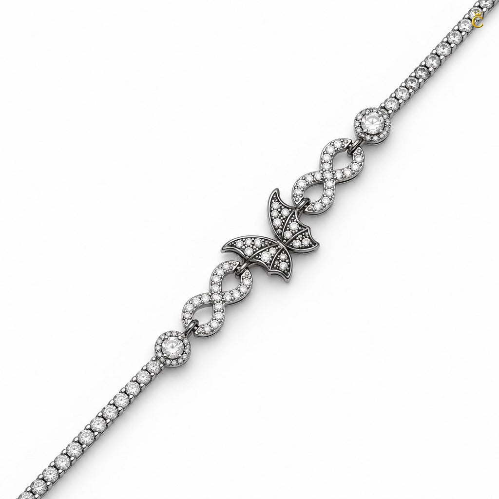 Butterfly bliss Silver bracelet