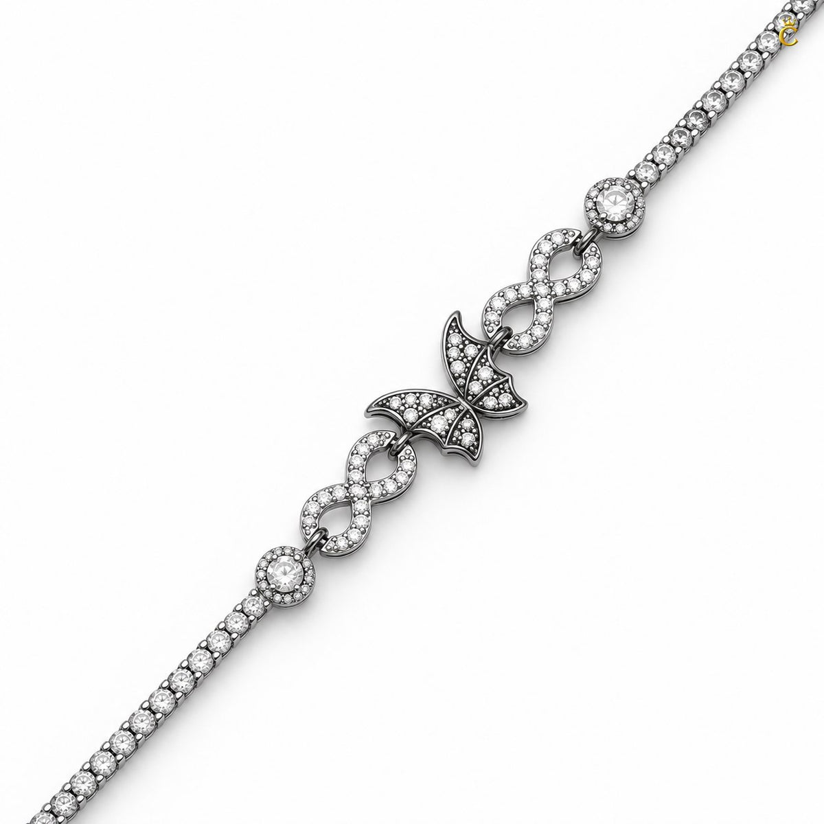 Butterfly bliss Silver bracelet