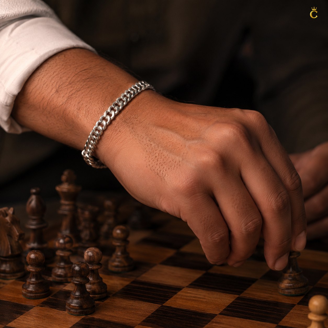Premium Silver Cuban Link Bracelet for Men