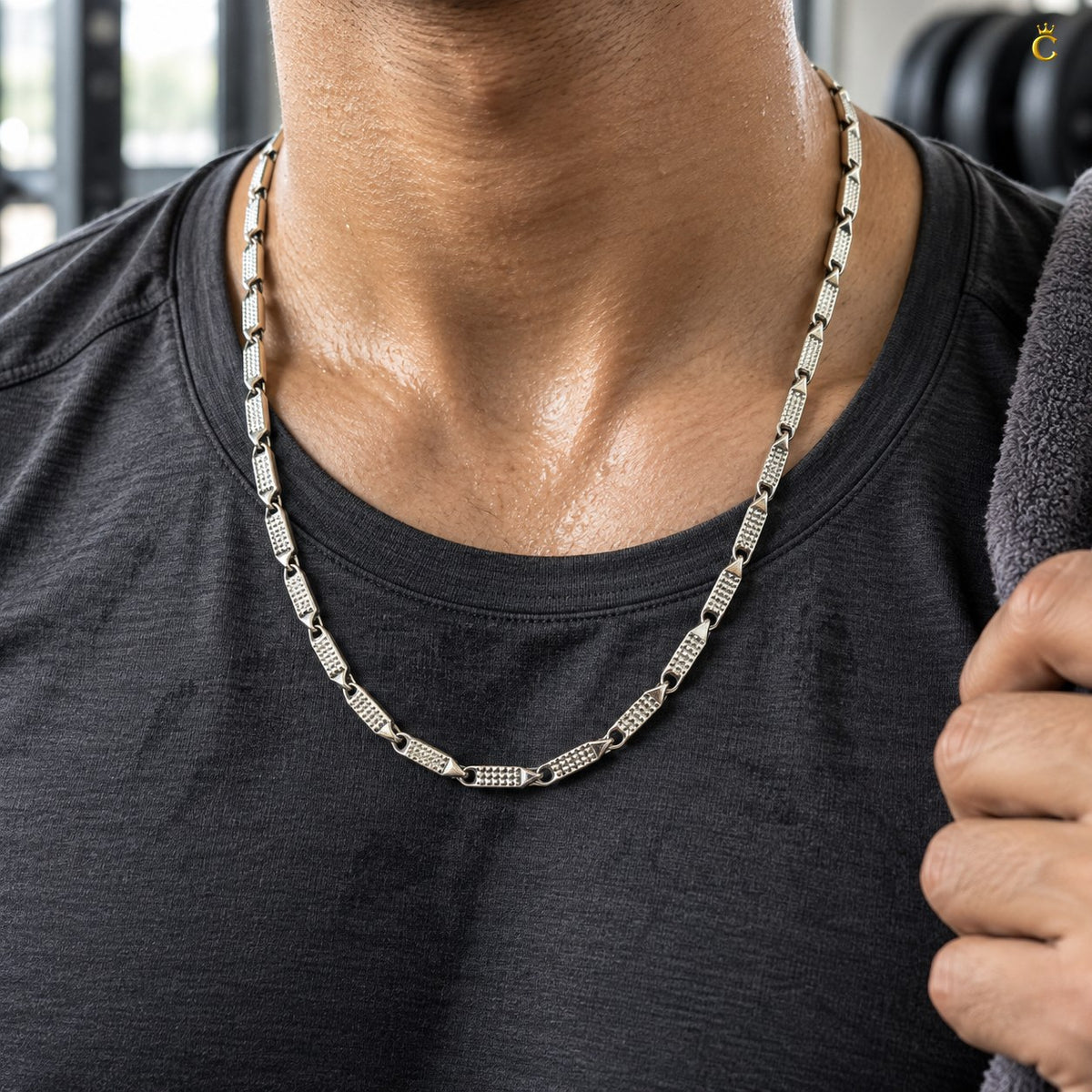 Premium Royal signature Silver chain