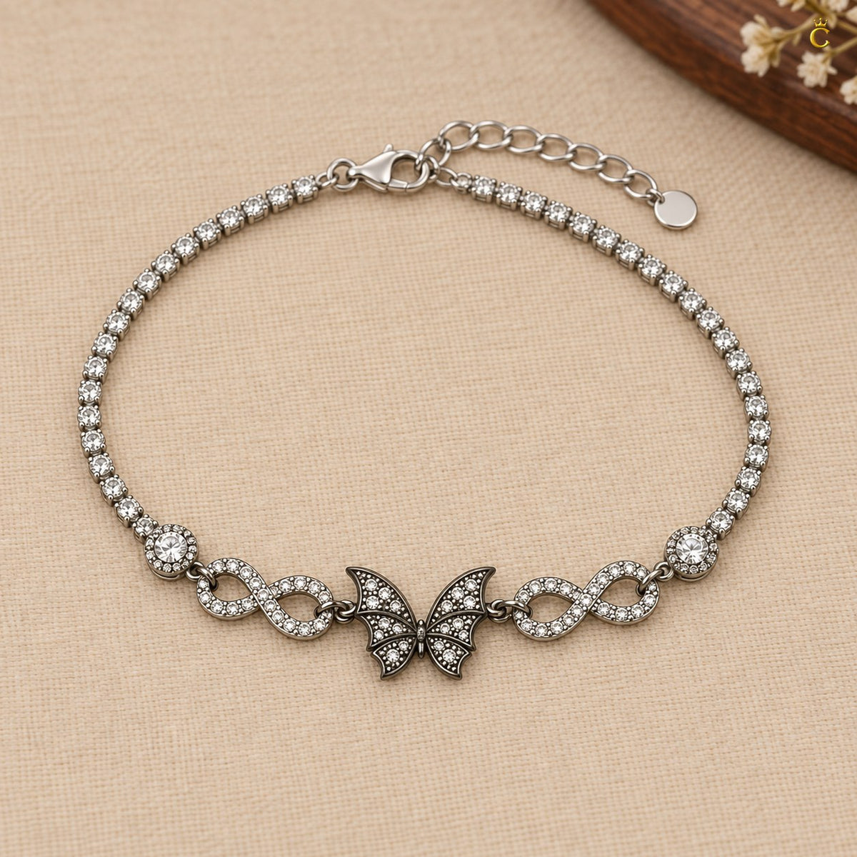 Butterfly bliss Silver bracelet