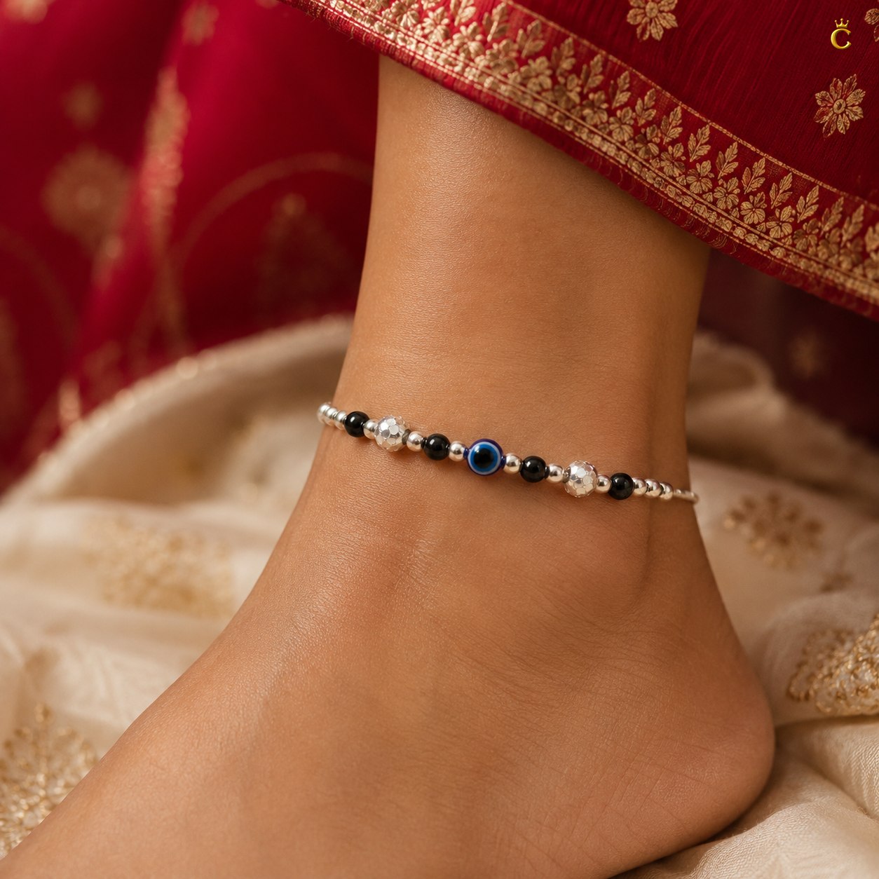 Evil Eye Adjustable Anklet