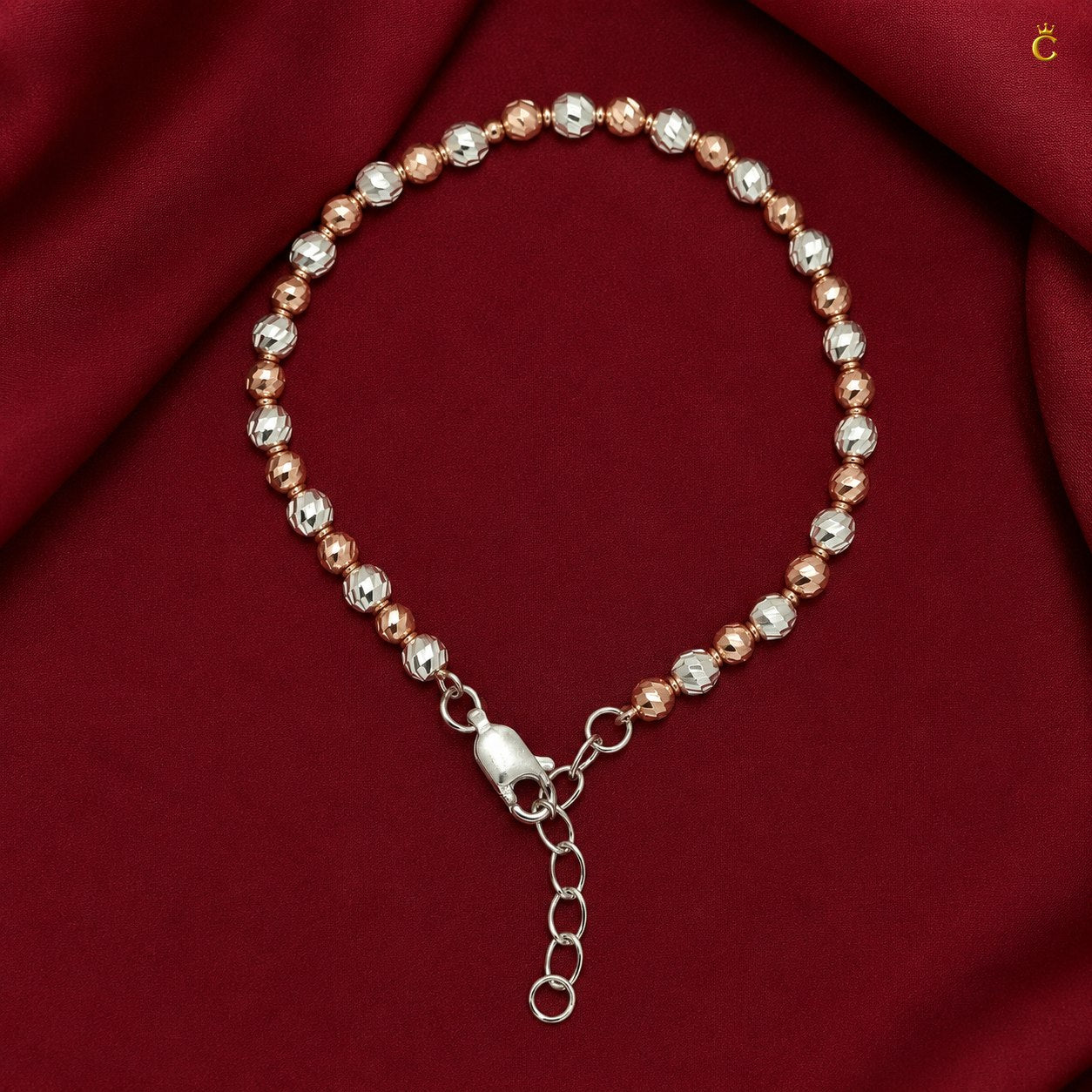 Celestora Silver Rose Glow Bracelet