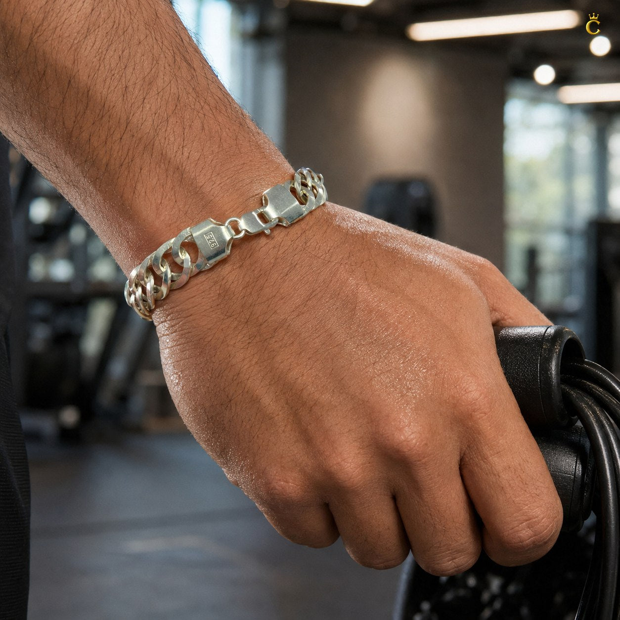 Men's Silver Miami Cuban Link Bracelet