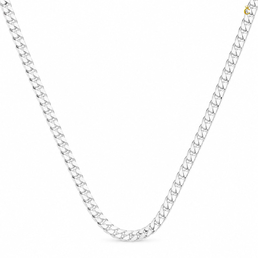 Silver Classic Everyday Curb chain 22 inches