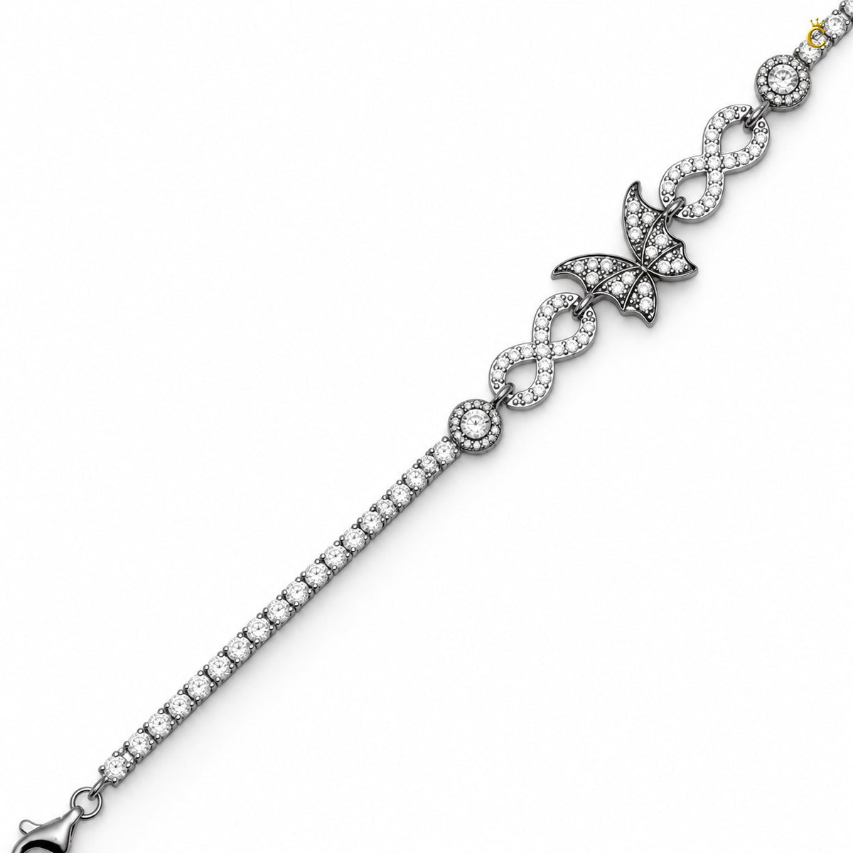 Butterfly bliss Silver bracelet