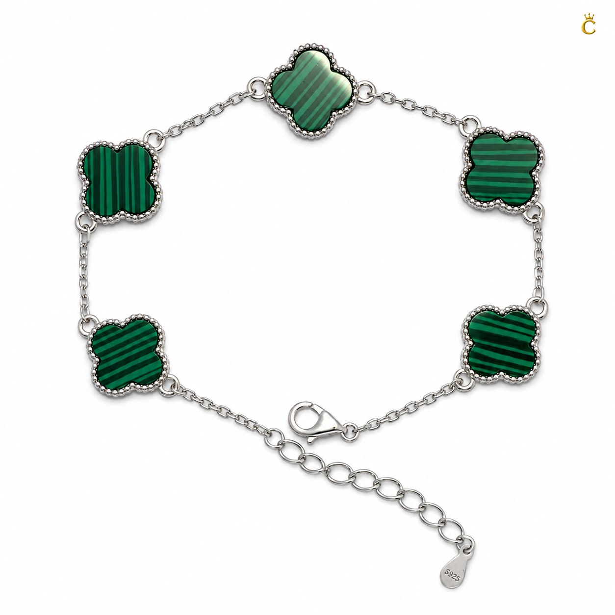 Celestora Emerald Ever-green Van cliff Bracelet