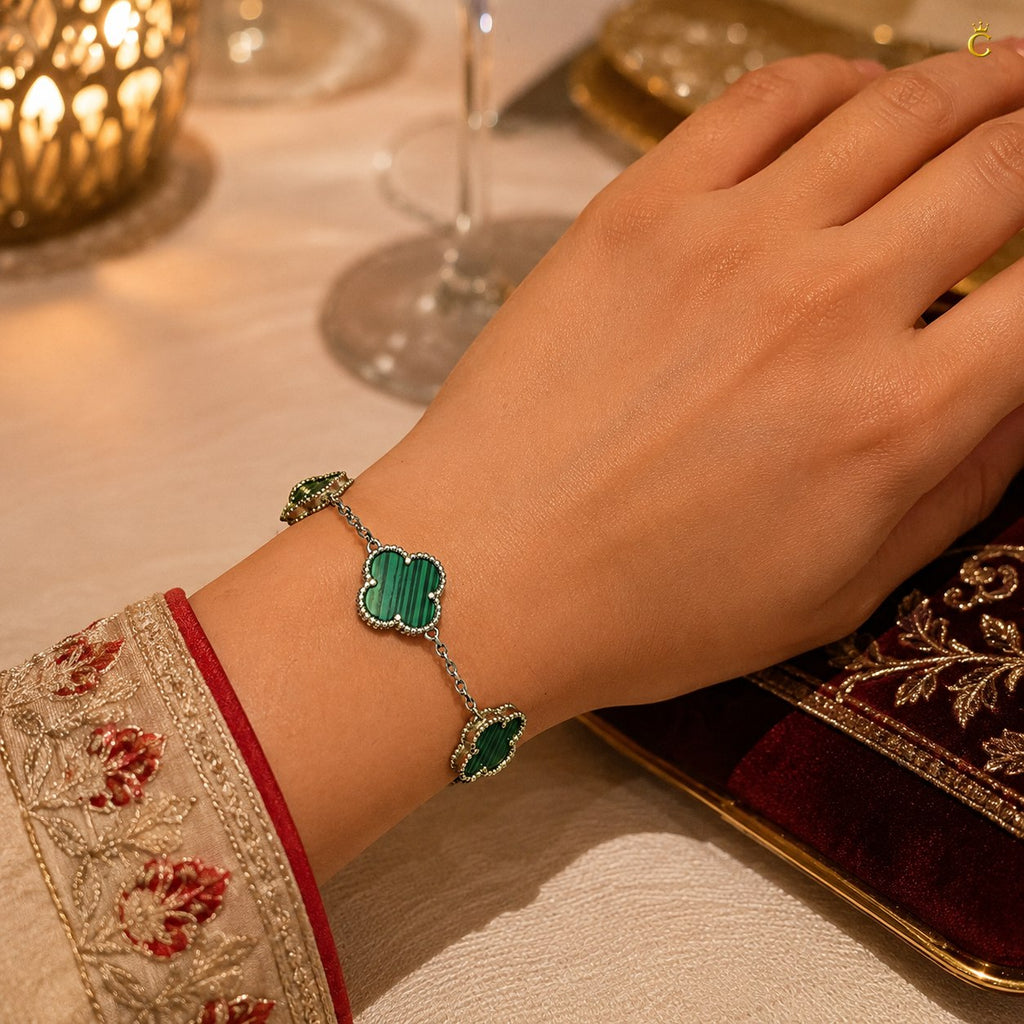 Celestora Lucky Green Van cliff Bracelet