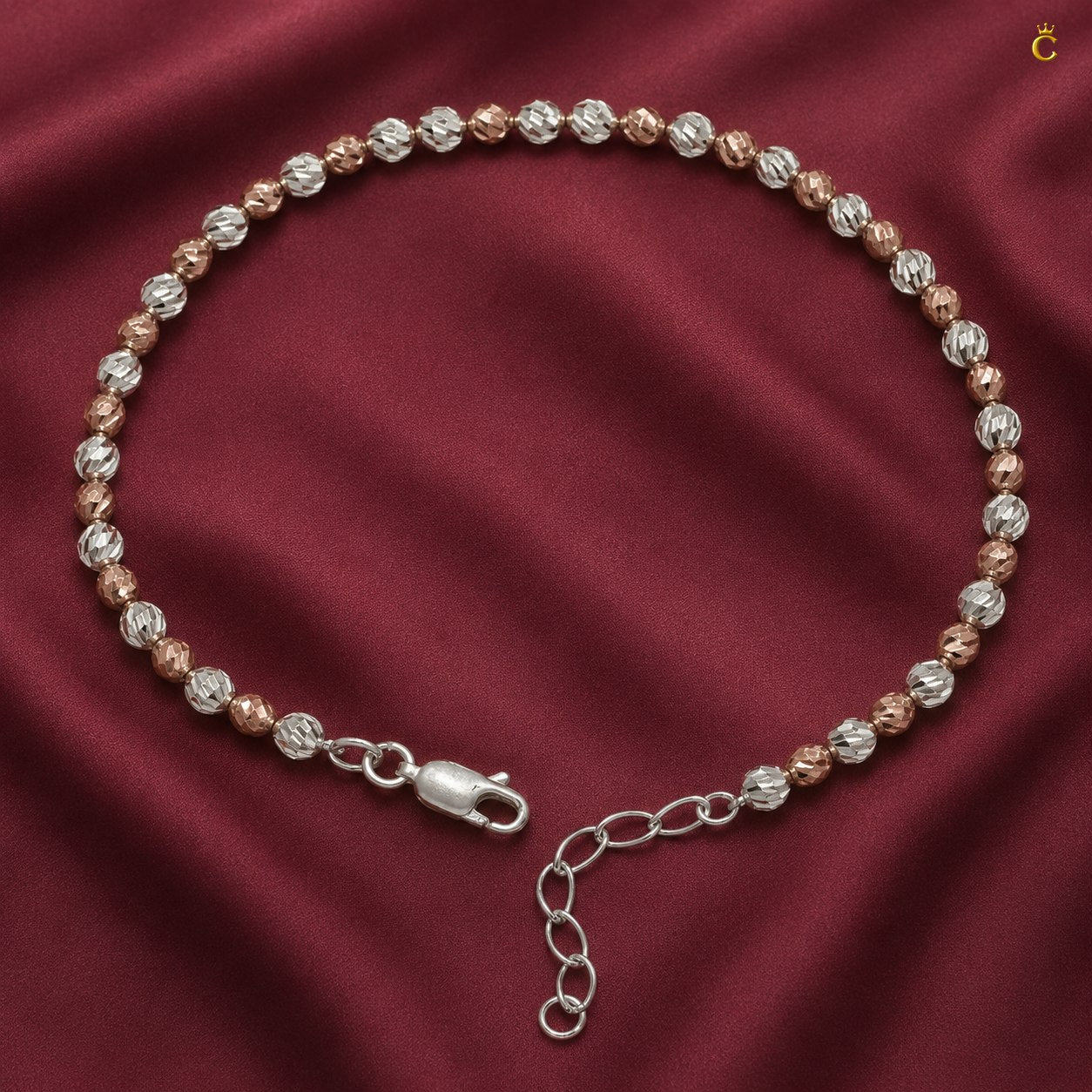 Celestora Silver Rose Glow Bracelet