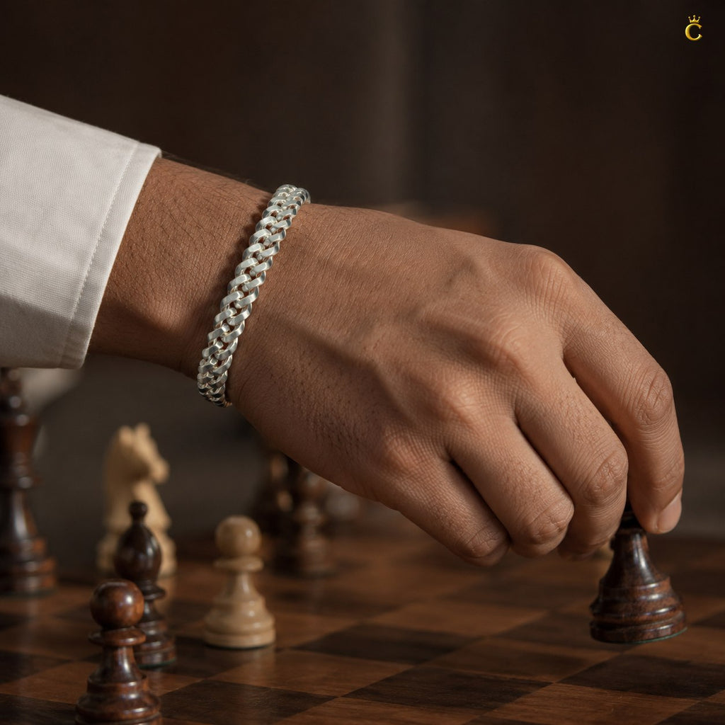 Classic Silver Cuban Curb Bracelet
