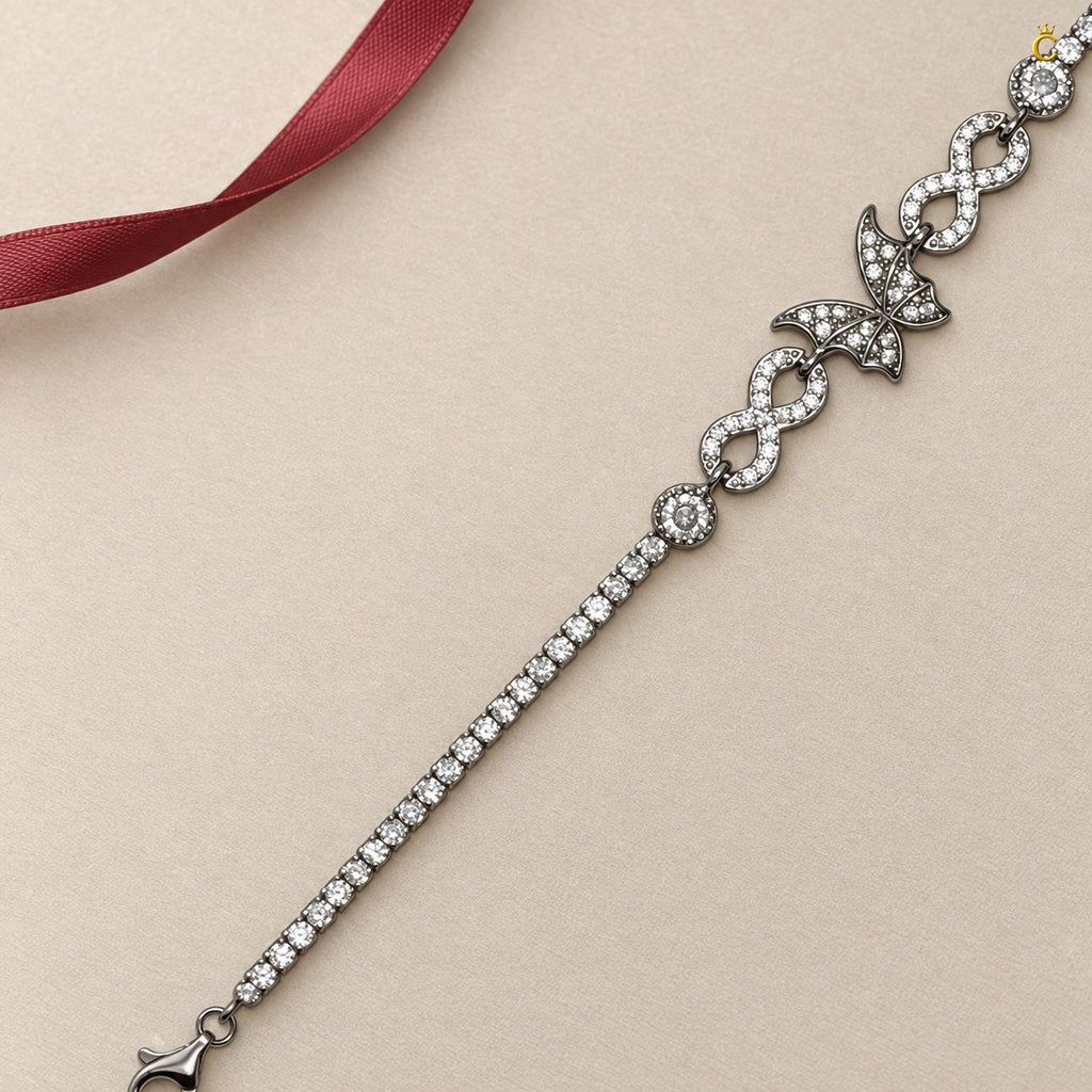 Butterfly bliss Silver bracelet